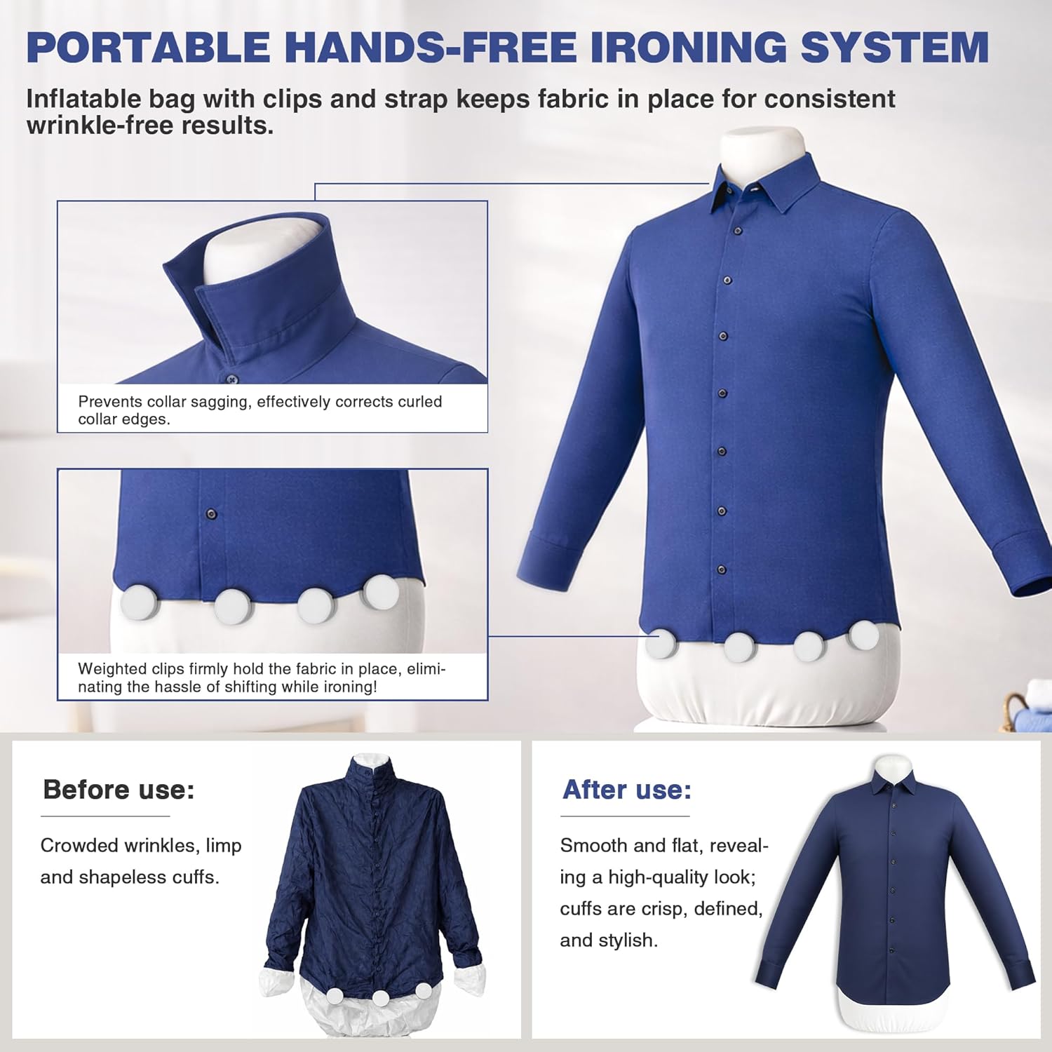 Portable Clothes De-Wrinkler