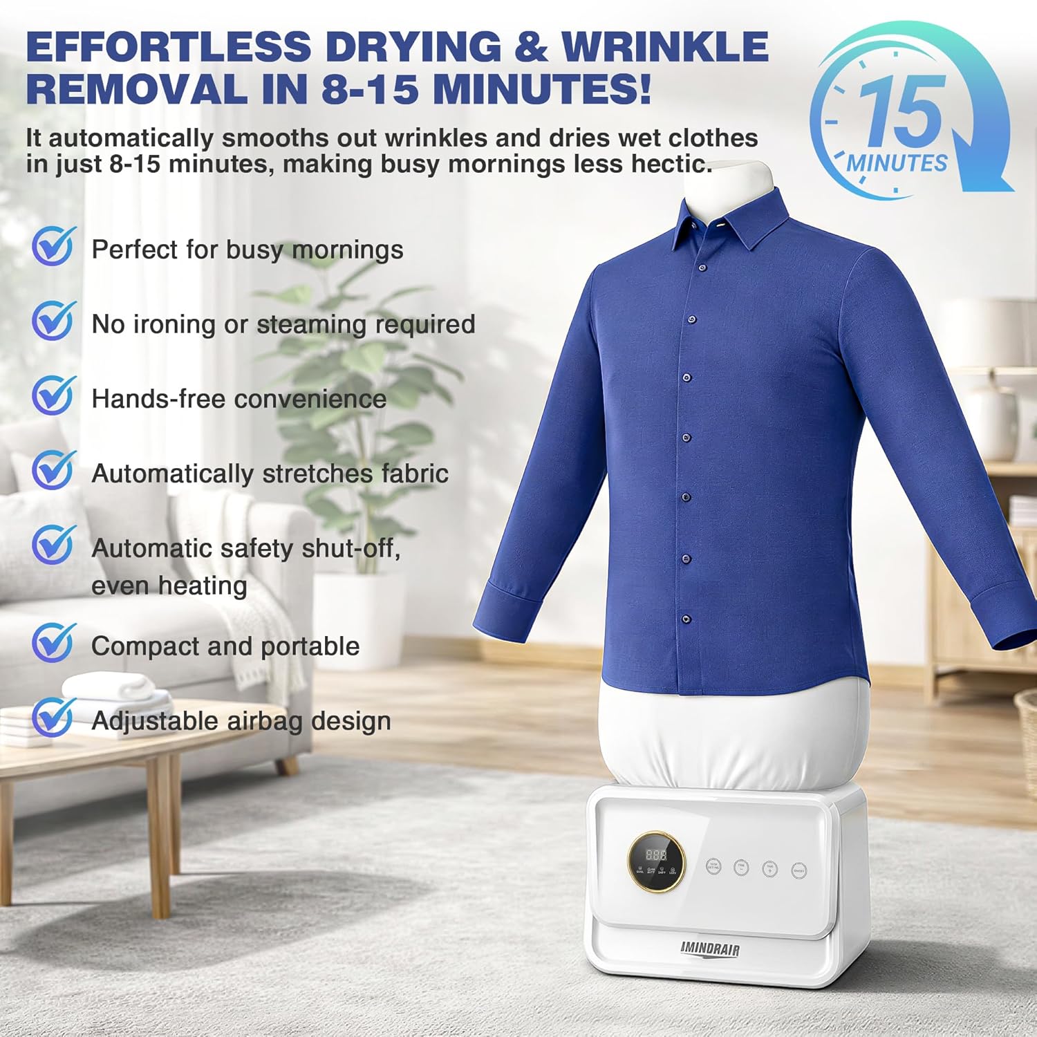 Portable Clothes De-Wrinkler
