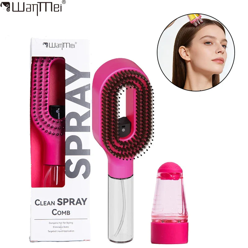 Magic Spray Hairbrush Set